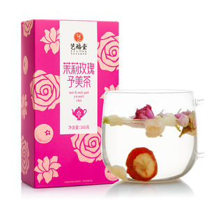 艺福堂茉莉玫瑰予美茶茉莉花茶花茶包山楂泡茶桂圆红枣枸杞气血色