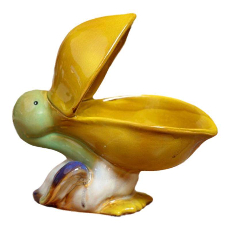 创意海洋系列之鹈鹕招财陶瓷摆件