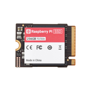 微雪 树莓派5原装固态硬盘256GB NVMe SSD 兼容PCIe Gen3 M.2硬盘