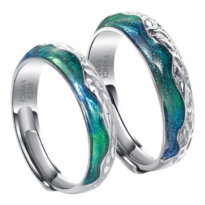 fanci范琦对戒925银情侣