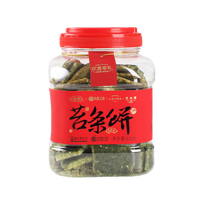 三关六码头苔条饼320g/罐