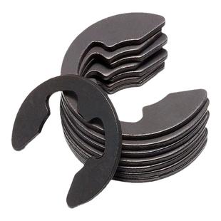 65锰开口挡圈304不锈钢挡圈e型卡簧卡黄圈轴用轴卡卡扣卡环GB896