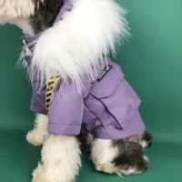 Сиреневый бархатный пуховик, утиный пух