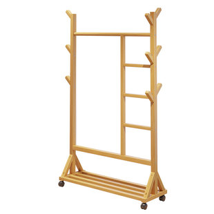 卧室移动衣帽架床边放挂衣架小型落地简易出租房入户2025新款房间