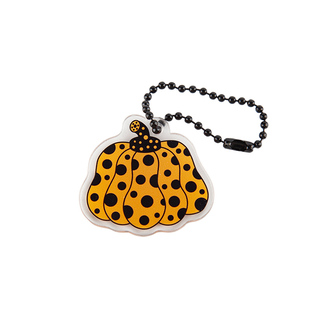 原创设计草间弥生南瓜波点艺术图案亚克力挂件钥匙扣