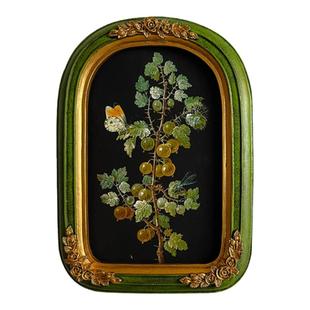 春暖花开法式中国风小众艺术装饰画复古卧室床头柜摆台奶油风壁画