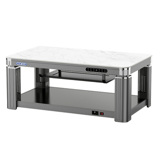 奥克斯升降取暖茶几一体电暖桌取暖桌新款家用烤火桌子客厅餐桌