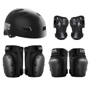 滑板护具专业套装成人青少年儿童陆冲轮滑溜冰滑冰头盔运动