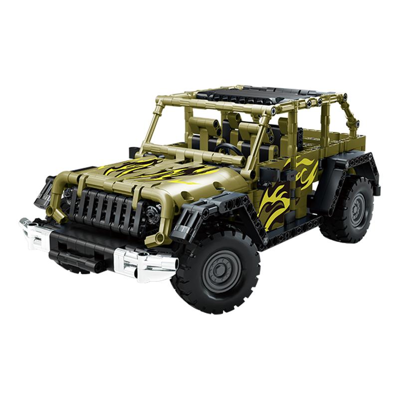 宝贝星儿童积木遥控汽车玩具耐摔材质男孩女孩通用充电款续航更久