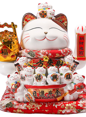 招财猫摇手送礼开业客厅摆件