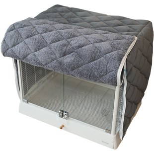 四条拉链猫狗笼子鸟笼宠物笼冬天保暖罩夏天空调房锁温隔音防风罩