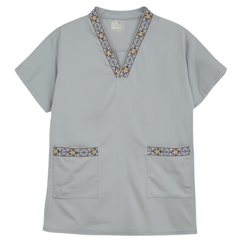 300斤男款大码汗蒸服刺绣LOGO