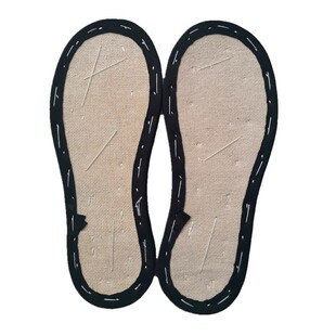 大圆头布鞋底千层底半成品材料纯手工布鞋手纳鞋底女布底农家纳底