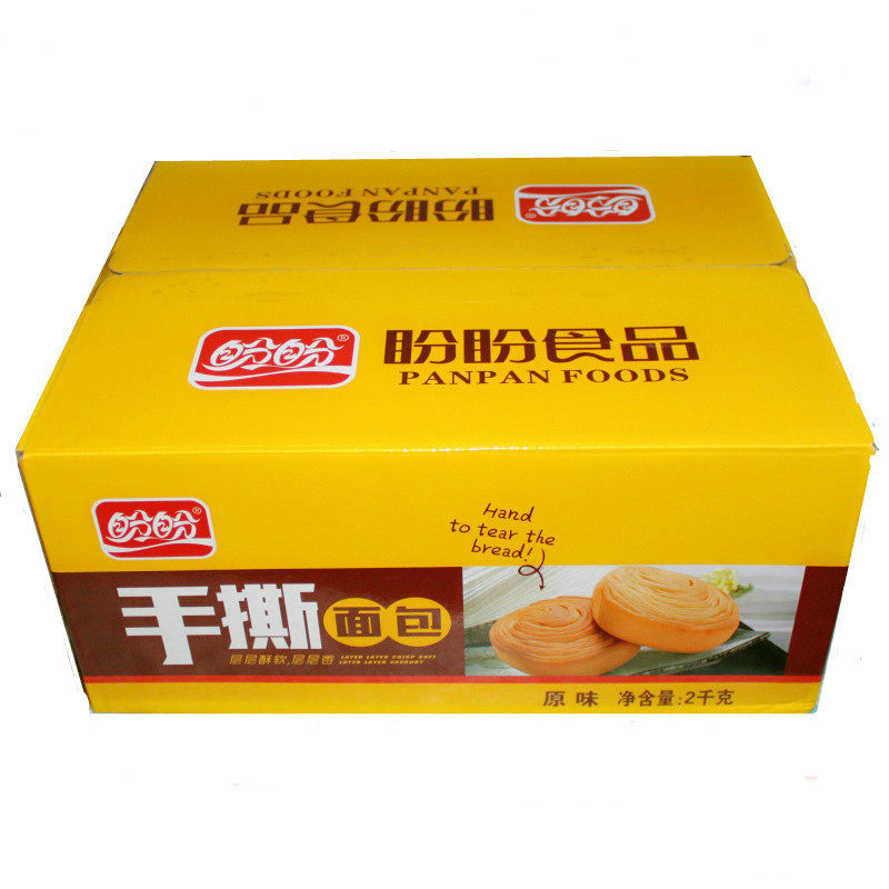 盼盼原味奶香2000g整箱手撕面包