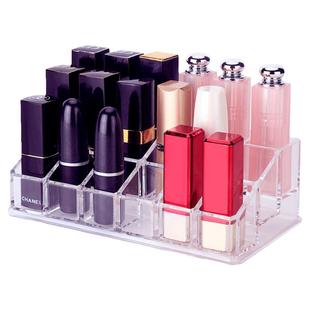 口红收纳盒多格ins风唇釉置物架网红款透明桌面口红盒子整理架