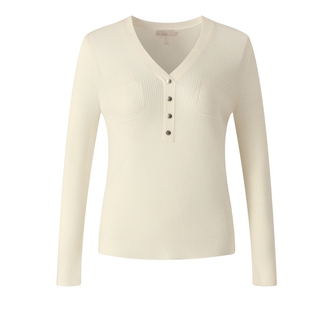 PRICH肌理感舒弹柔软修身针织衫春夏新款V领打底衫上衣女
