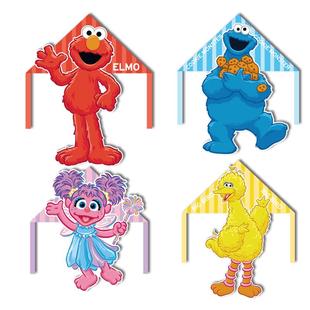 风筝是会飞的鱼春天户外山东潍坊风筝芝麻街艾魔大鸟甜饼怪风筝