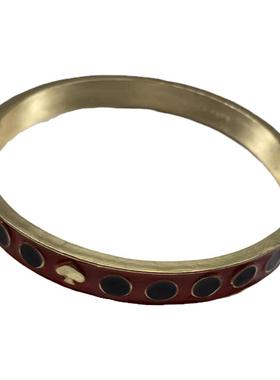 欧美女合金珐琅滴釉手镯小众百搭