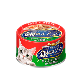 渐霏 银勺猫罐头啫喱浓汤补水 成猫高龄老猫湿粮罐70gX24罐拼箱