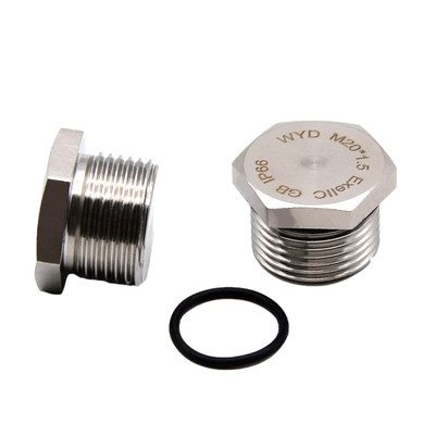 304不锈钢堵头316L六角丝堵