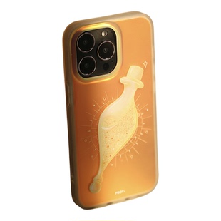 福灵剂手机壳幻彩磨砂哈利波特HP魔药适用iPhone17promax苹果15/14双层imd壳好运霍格沃茨哈迷周边谷子镭射
