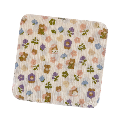 超软小方巾宝宝纯棉纱布洗脸手帕