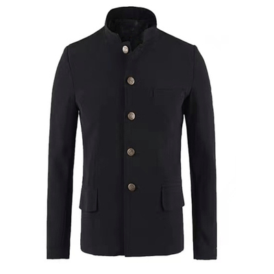 张艺兴同款中国风立领西服