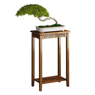 客厅花架实木置物架阳台飘窗台多肉花盆架室内多层落地式绿萝花台