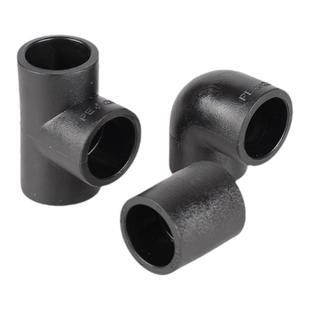 pe管配件自来水管热熔接头快接阀门直接弯头三通4分6分pe管件大全