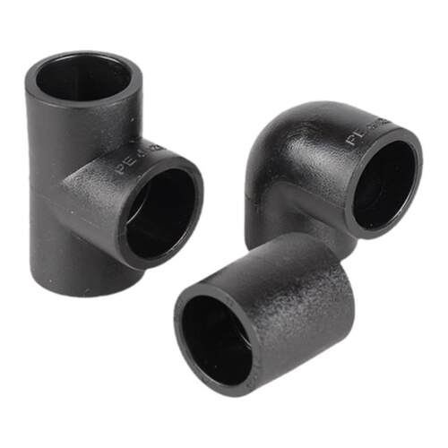 pe管配件自来水管热熔接头快接阀门直接弯头三通4分6分pe管件大全