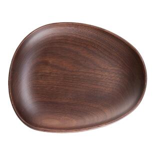 汉唐黑胡桃实木托盘简约家用客厅点心盘干果盘中式创意木制茶托盘