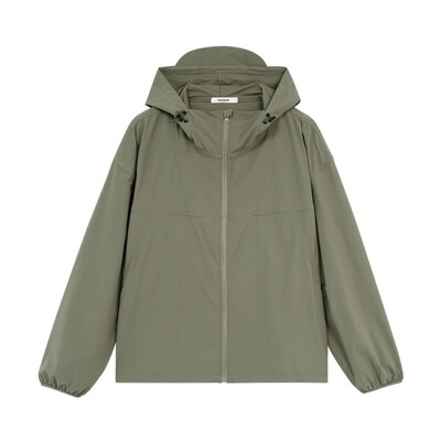 BODYDREAM BM户外原纱UPF50+防晒衣男轻量防晒服运动梭织连帽外套