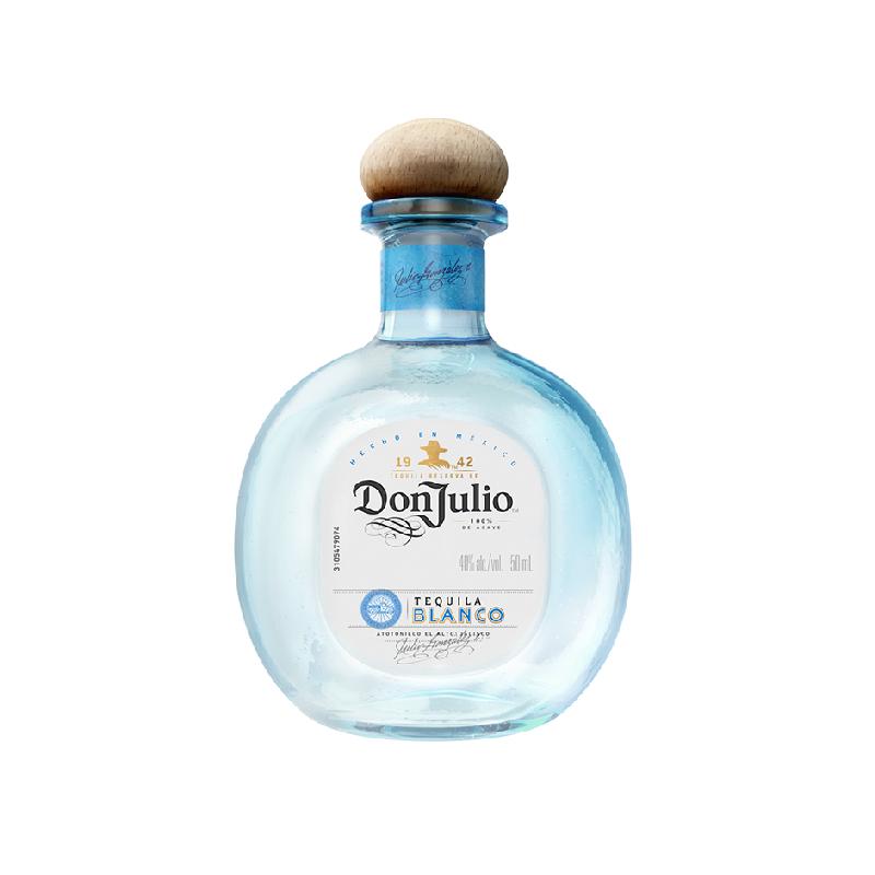 进口DonJulio唐胡里奥珍藏白标银龙舌兰酒mini便携装50ml基酒调酒