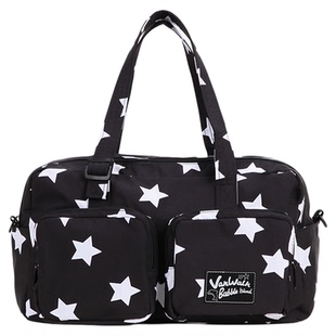 VANWALK泡泡岛 大容量行李袋短途旅行包手提运动斜挎星星健身包女