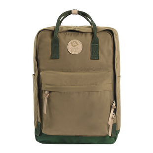 帆布共和国双肩包女早八通勤大容量电脑包韩版简约出差轻便