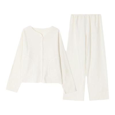 安莉芳摇粒绒加厚睡衣套装