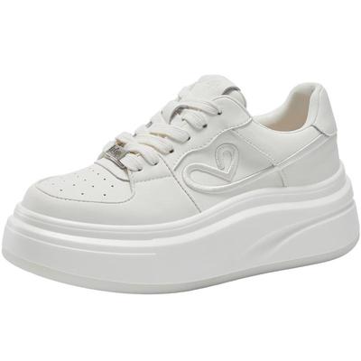 【k姐推荐】LeeCooper厚底小白鞋女款2026春季新款软底休闲板鞋女