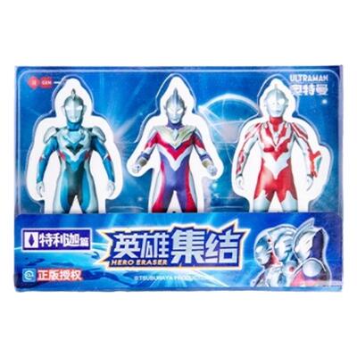 赛罗奥特曼橡皮擦人偶3D立体无屑超干净小学生用一年级无毒安全卡通创意像皮幼儿园男生迪迦泽塔铅笔橡皮无痕