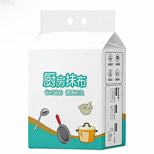 悬挂式一次性懒人抹布加厚加大厨房洗碗布干湿两用强清洁吸水吸油