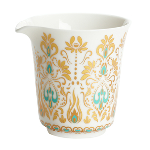 陶瓷公道杯分茶器高端精致高颜值功夫茶具新型独特月牙泡茶水茶海