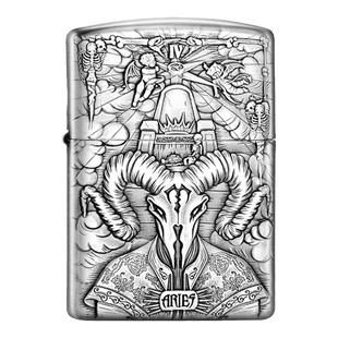 ZIPPO打火机官方正品 煤油防风星宫秘典十二星座送男士友生日礼物