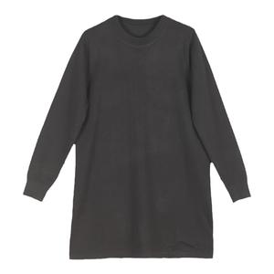 中长款秋黑色显瘦莱赛尔天丝毛衣