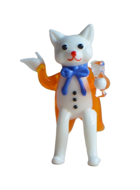 手工玻璃装饰品摆件卡通小动物