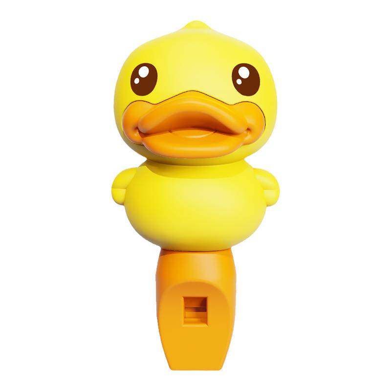 B.Duck小黄鸭儿童口哨乐器玩具幼儿园婴幼儿卡可爱通哨子男孩女孩