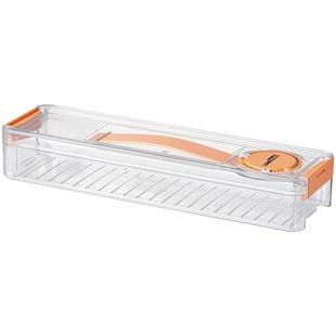 食品级饺子盒冰箱侧门内馄饨分装保鲜盒整理盒窄缝冷冻专用收纳盒