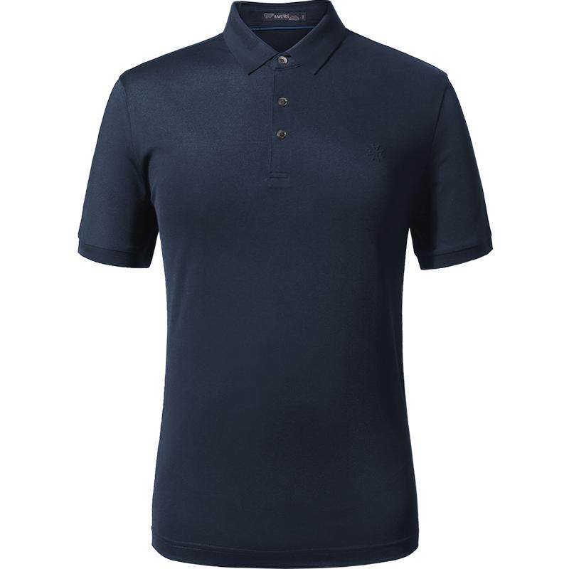 爱缪斯夏季新款短袖商务polo