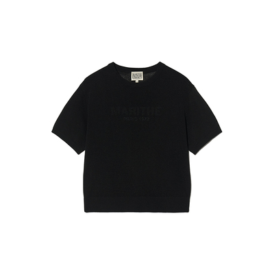 MARITHE女士短袖针织T恤