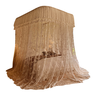 法式公主风u型导轨蚊帐2025新款家用卧室1米8大床免安装新型1米5