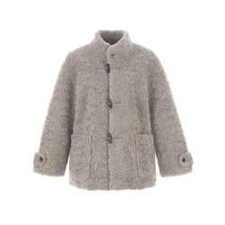 wanatry100%绵羊毛宽松韩系外套