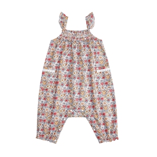 朗姿童装/【Liberty系列】ETTOI爱多娃夏款连体衣女童利伯缇碎